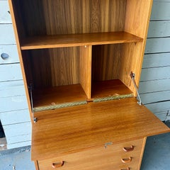Danish Modern Domino Møbler Teak Wall Unit