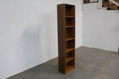 Danish Modern Domino Mobler Teak 83" Tall and Narrow Bookcase