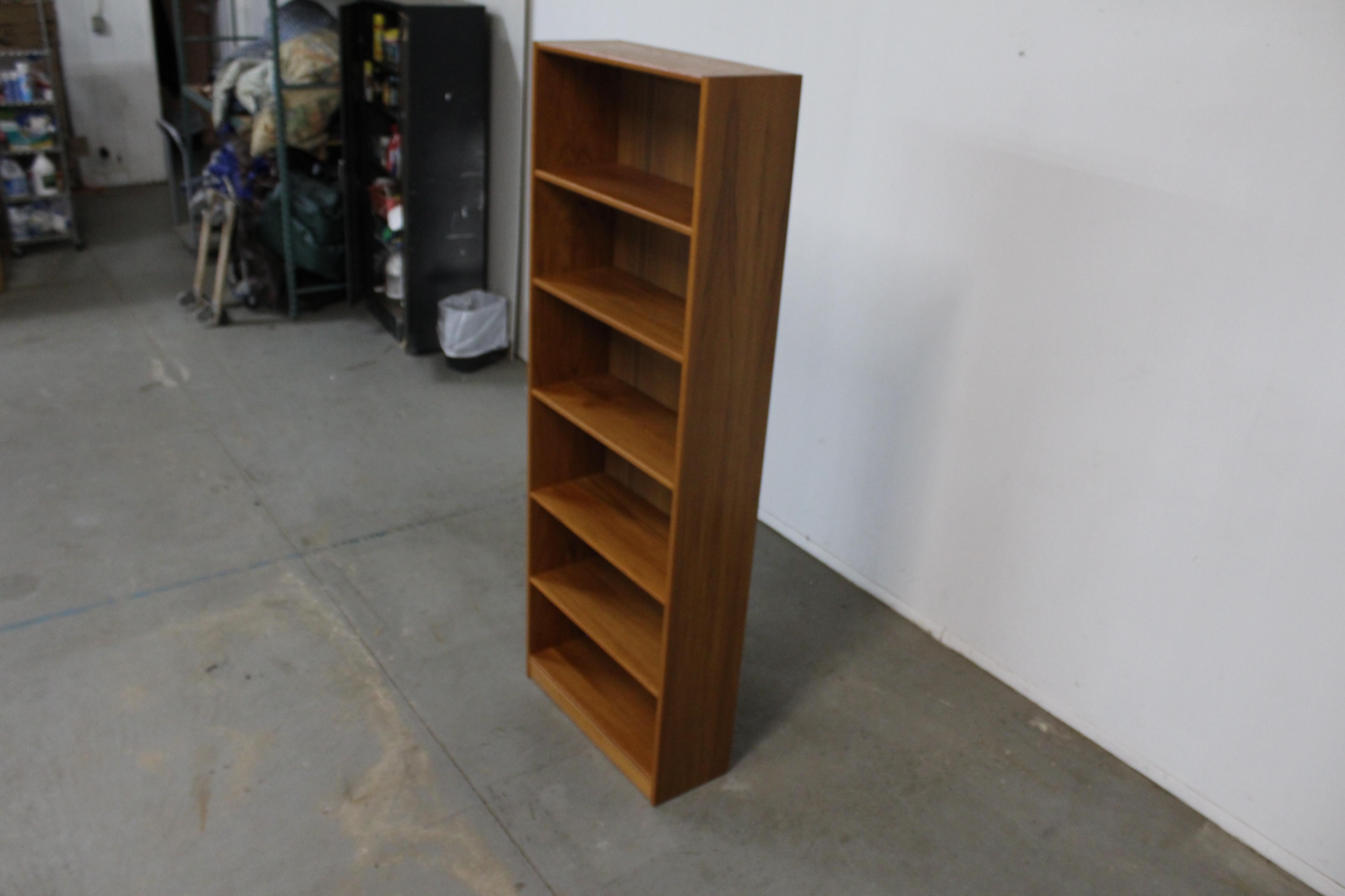 Danish Modern Domino Mobler Teak Tall Bookcase 10
