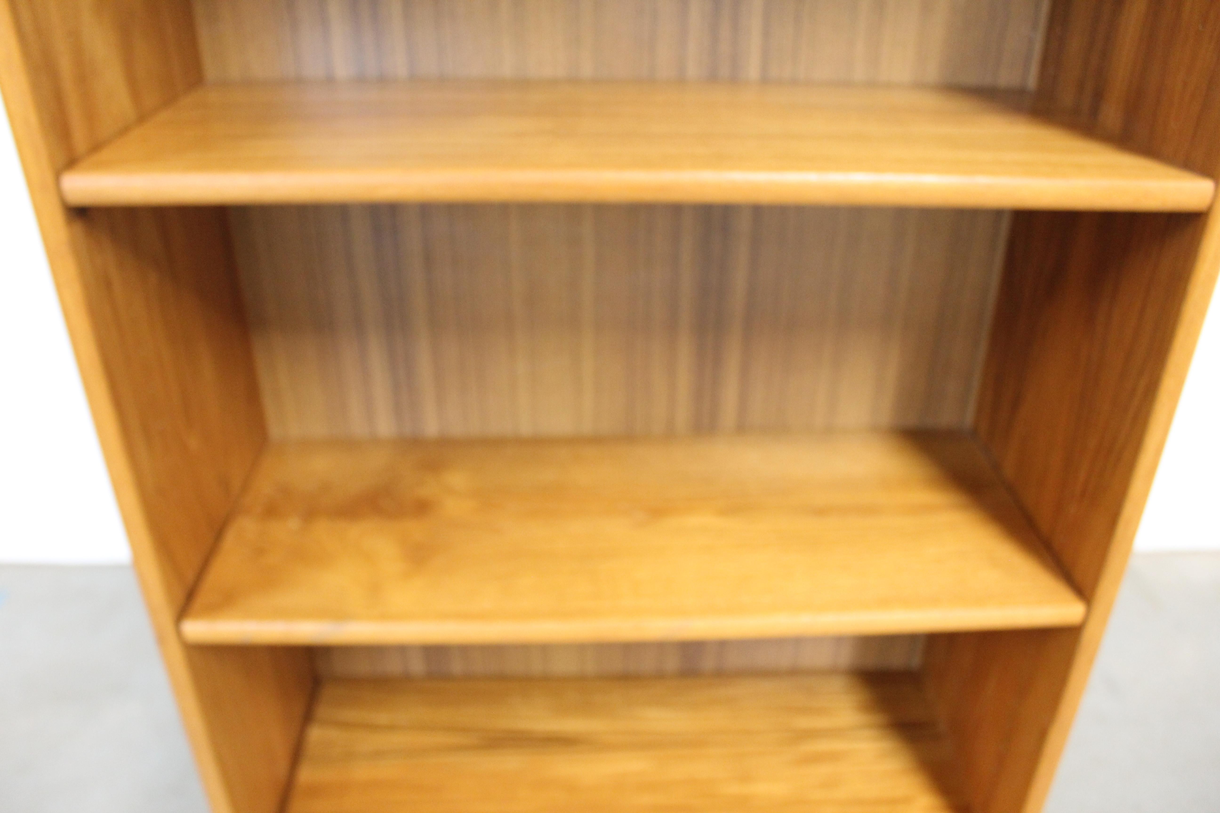 Danish Modern Domino Mobler Teak Tall Bookcase 4