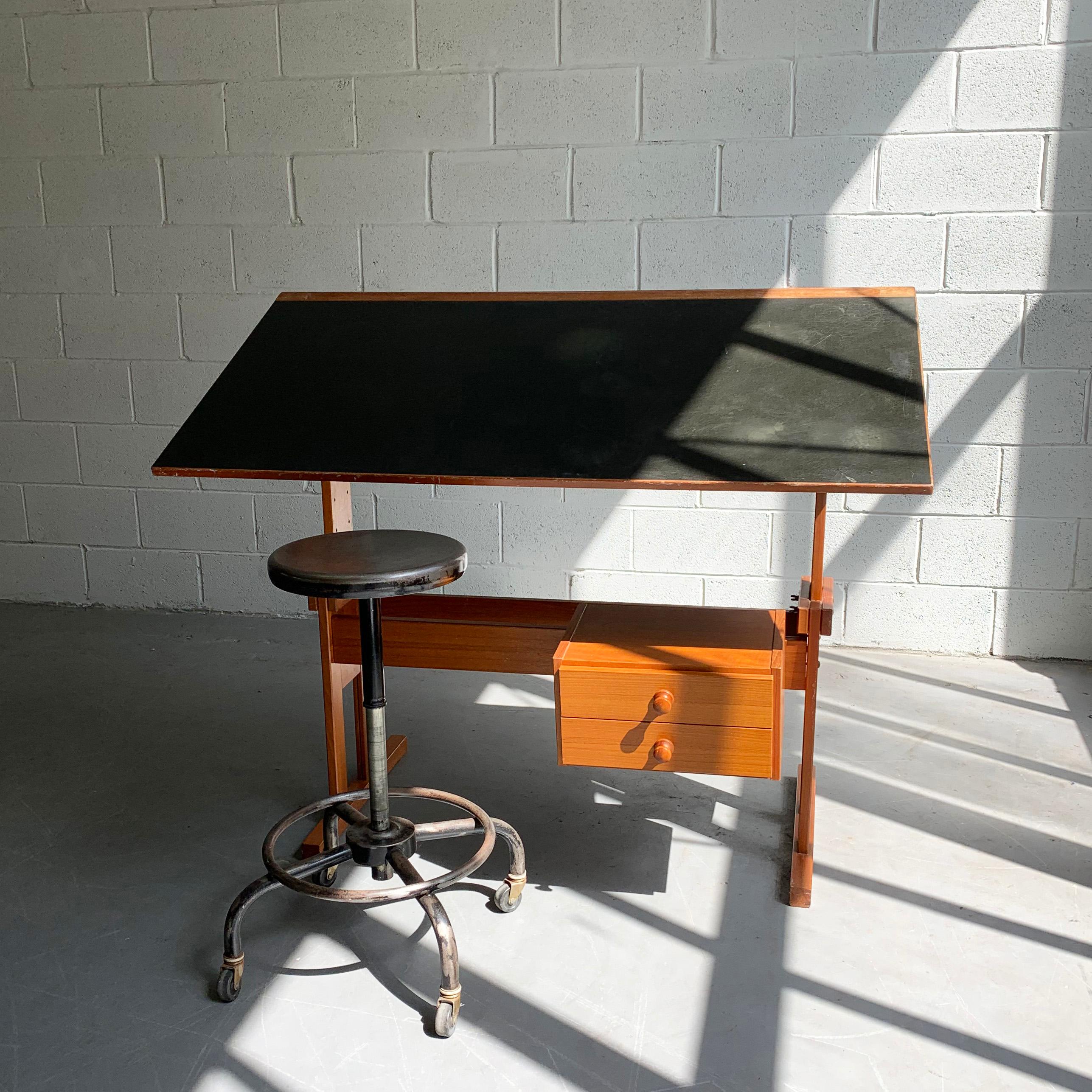 Danish Modern Drafting Table by Mobelfabriken Trekanten 2