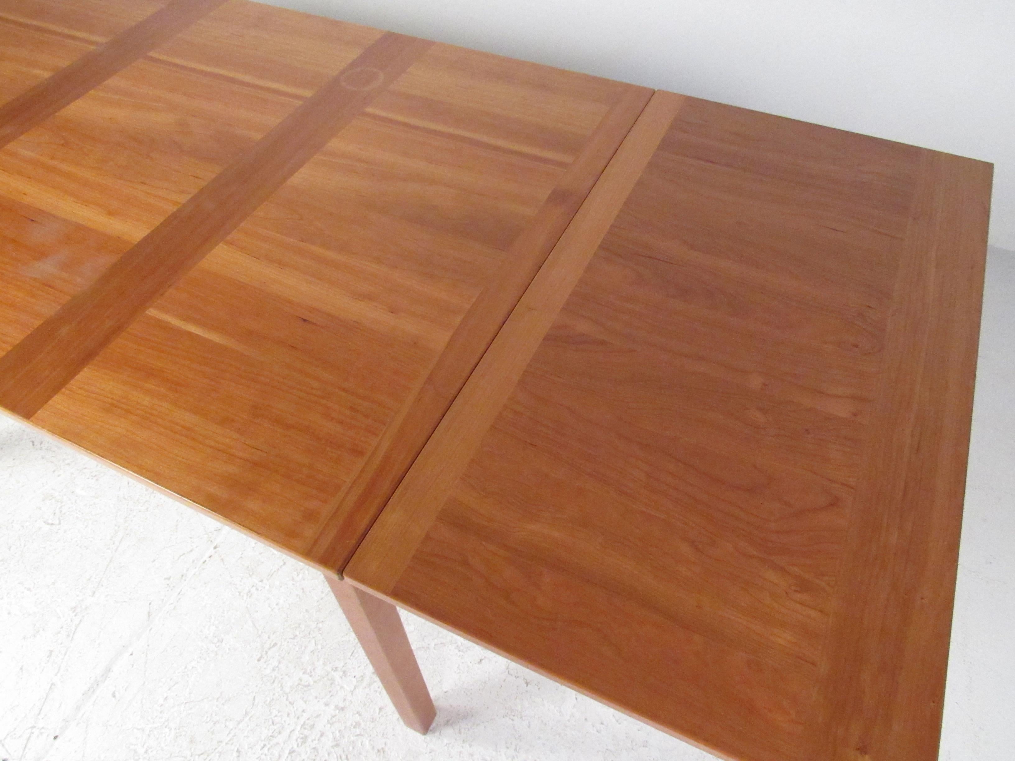Danish Vejle Stole Designed Extending Draw-Leaf Dining Table For Sale