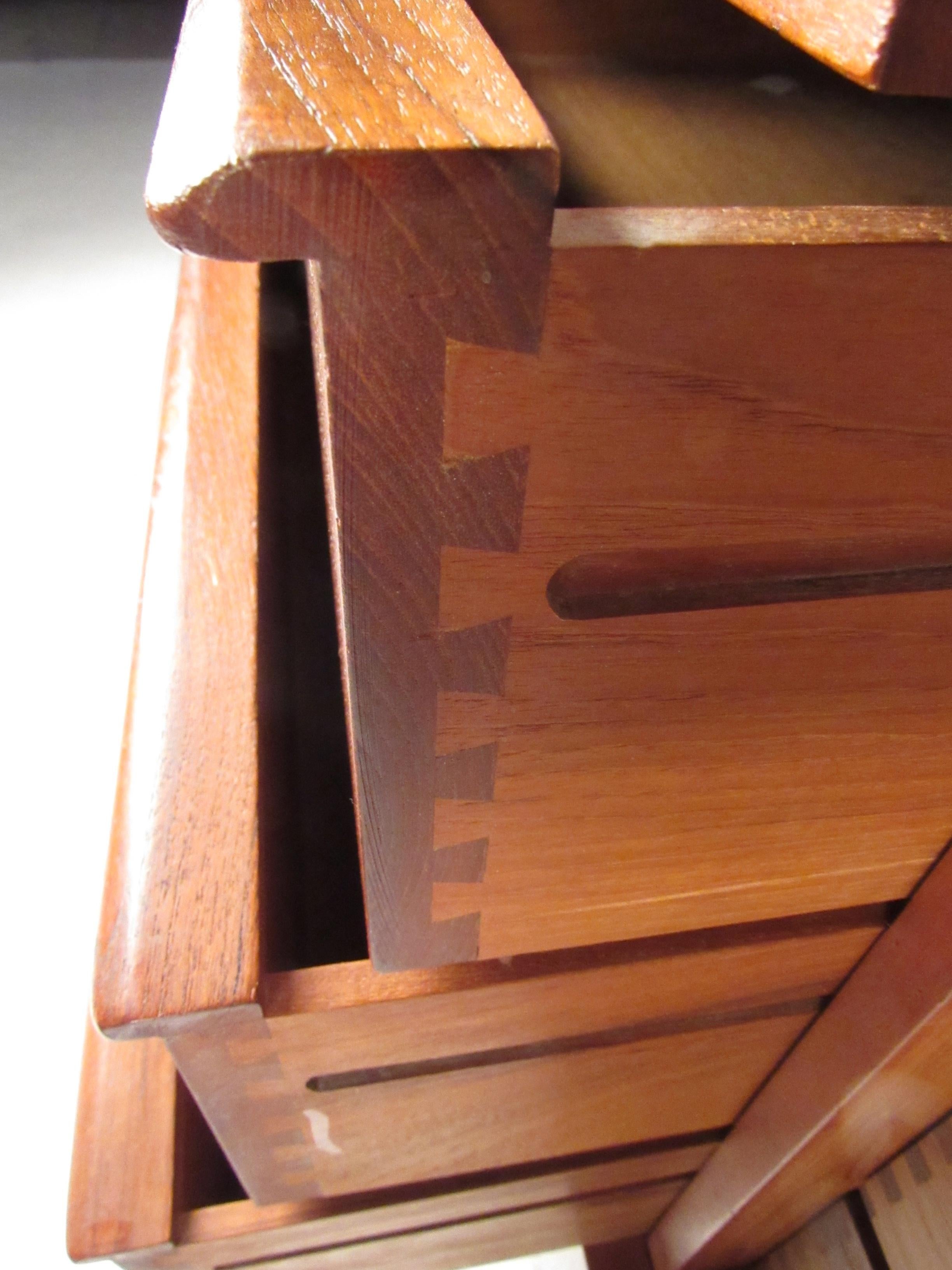 Wood Danish Modern Dresser by Arne Wahl Iversen For Sale