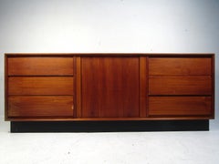 Danish Modern Dresser with Tambour Door by Art Furn