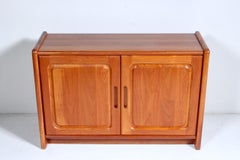 Danish Modern Teak Cabinet by Dyrlund, Mid-Century, Two Doors, 1960s