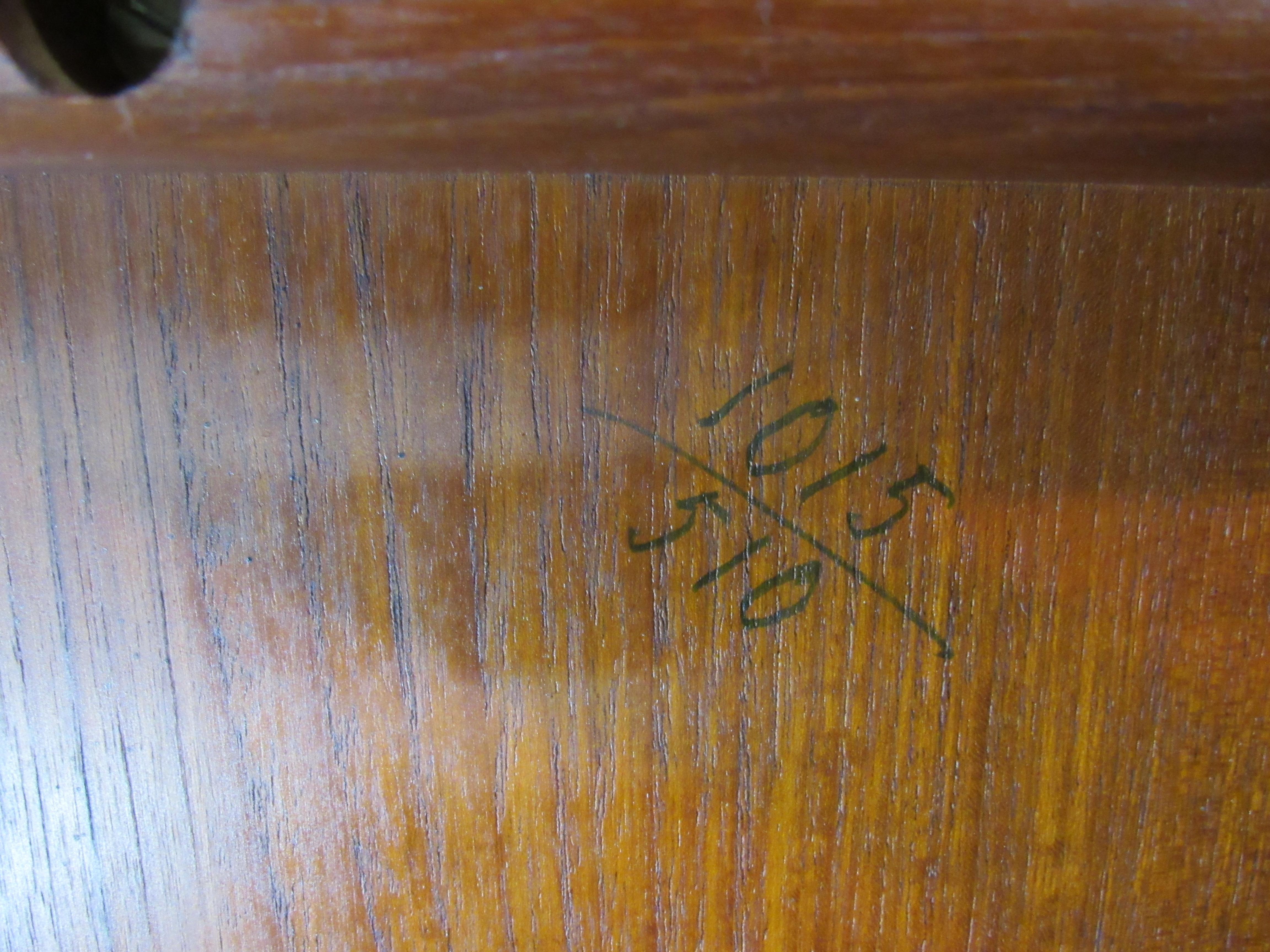 Danish Modern Early Finn Juhl Teak Table for France and Daverkosen, 1950s For Sale 2