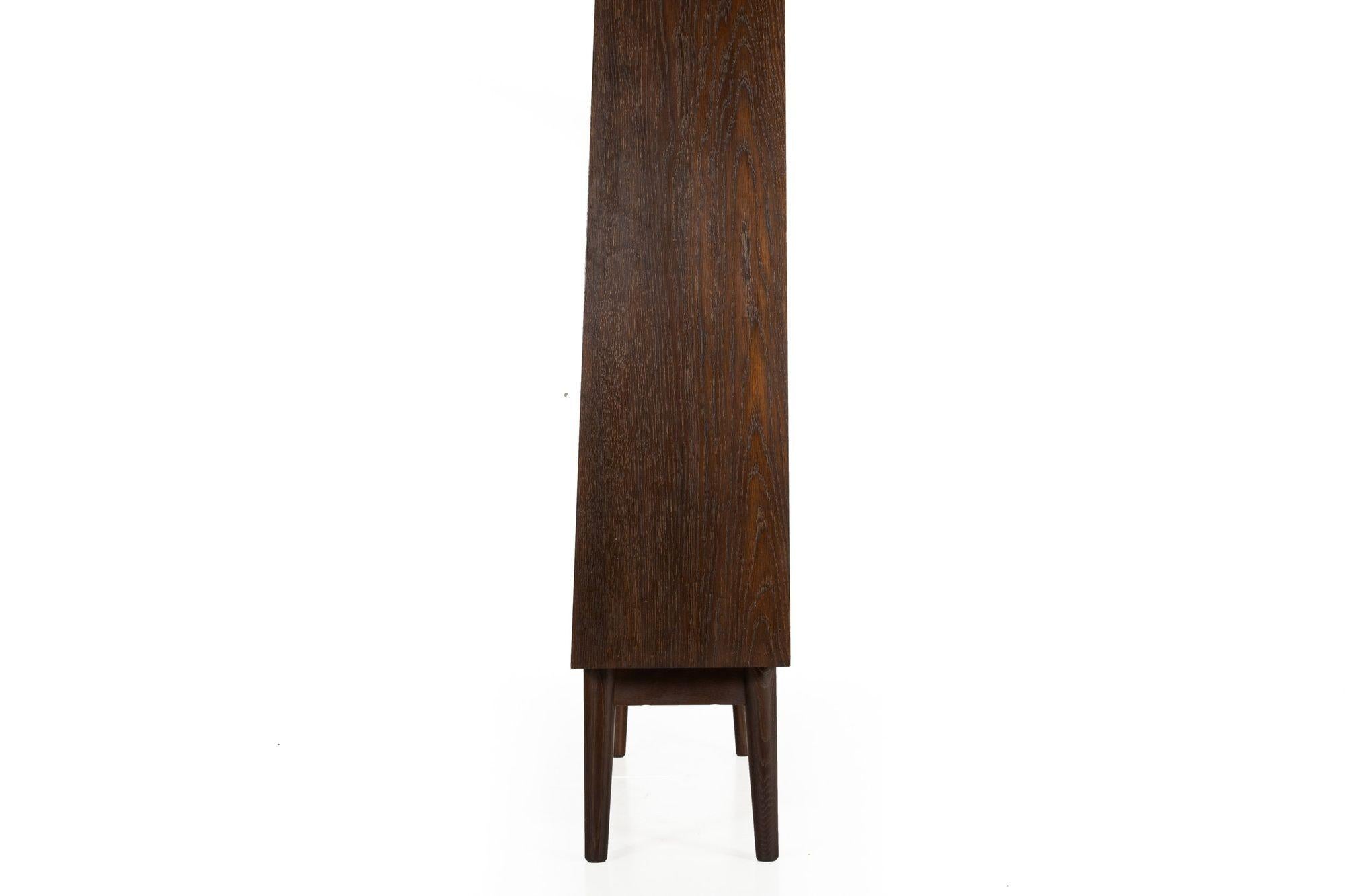 Danish Modern Ebonized Oak Bookcase by Johannes Sorth, circa 1965 For Sale 4