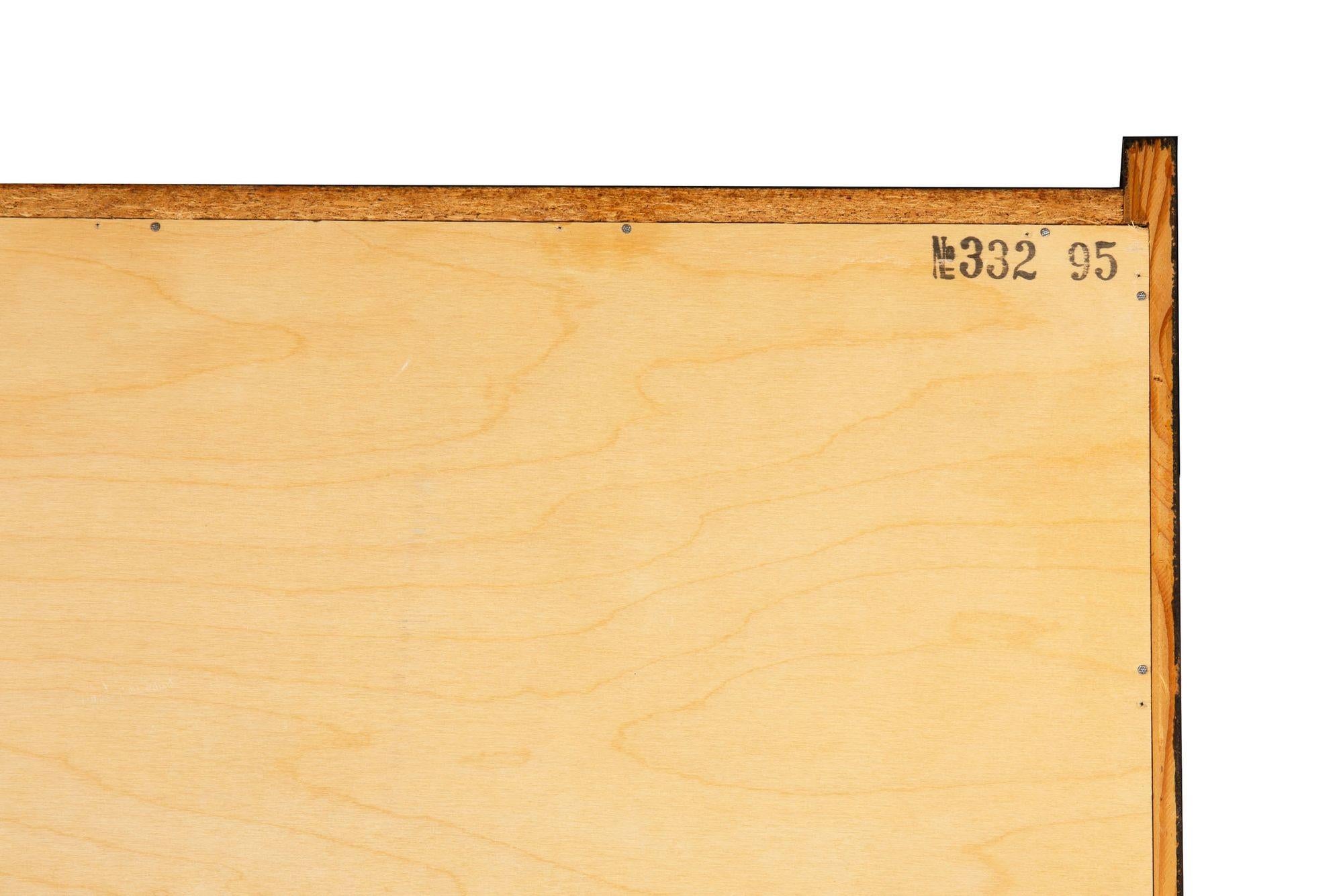 Danish Modern Ebonized Oak Bookcase by Johannes Sorth For Sale 7