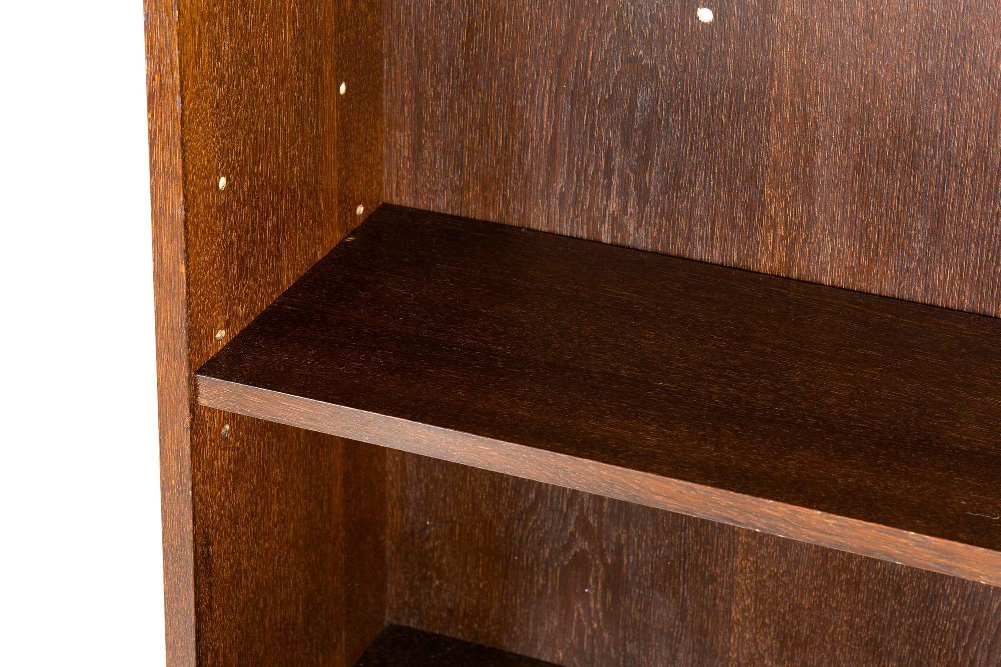Danish Modern Ebonized Oak Bookcase by Johannes Sorth For Sale 8