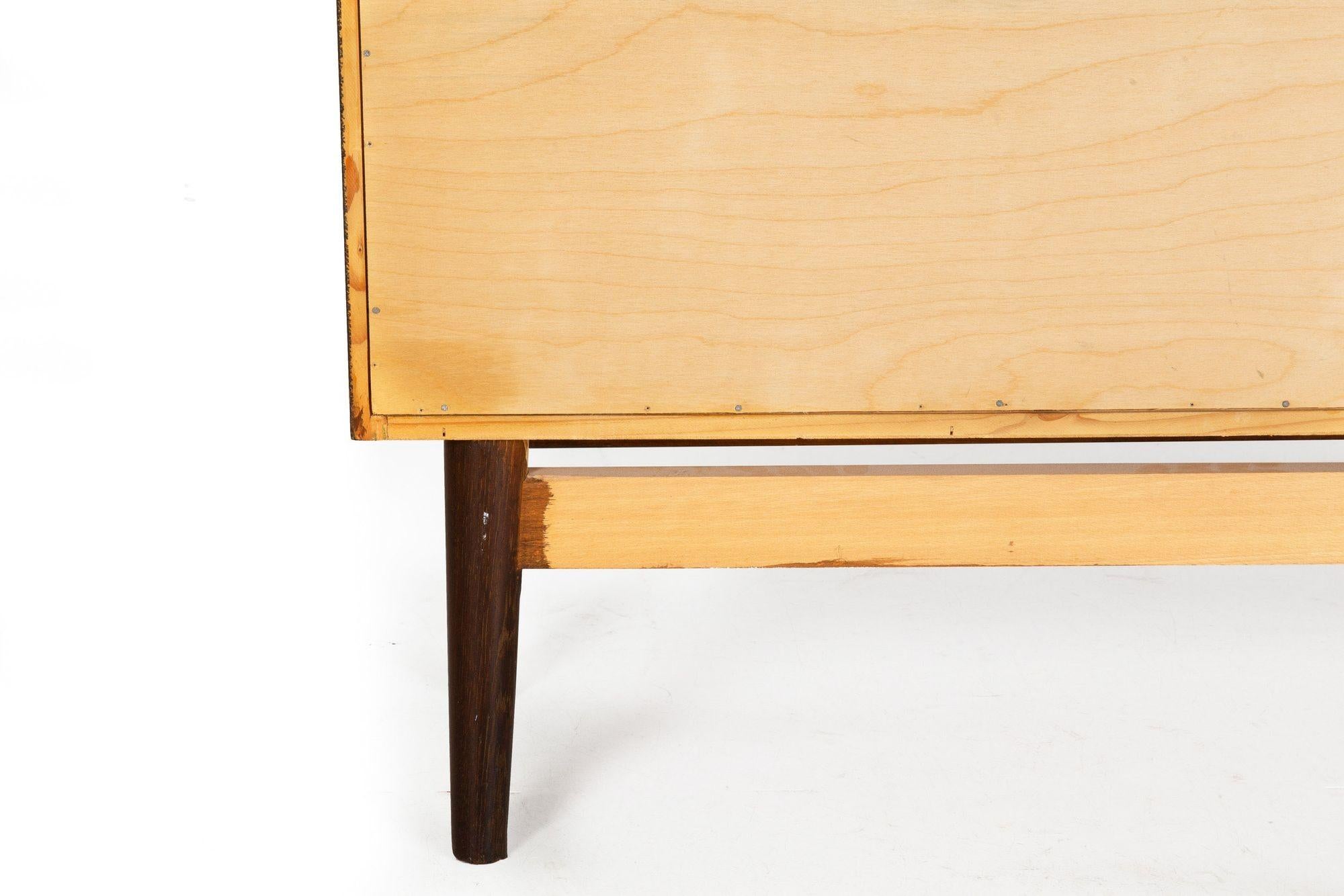 Danish Modern Ebonized Oak Bookcase by Johannes Sorth For Sale 15
