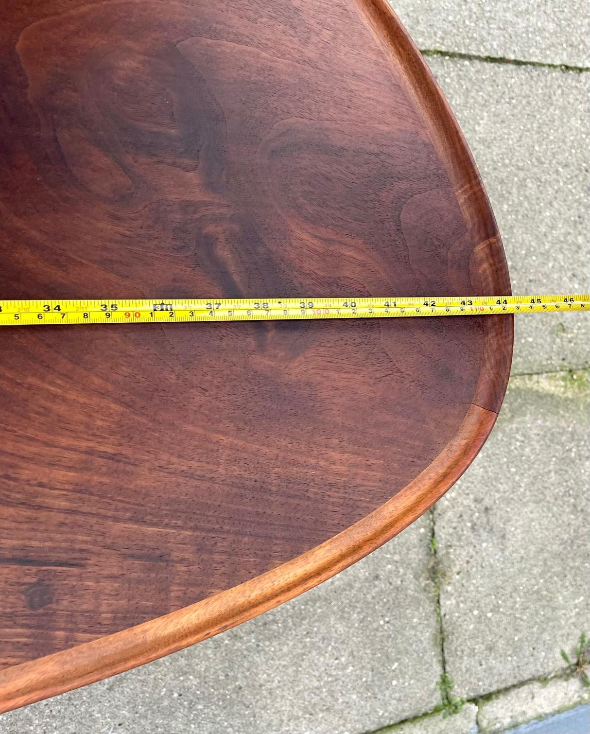 Danish Modern Edmund Jørgensen Coffee Table in Walnut, 1950s 7