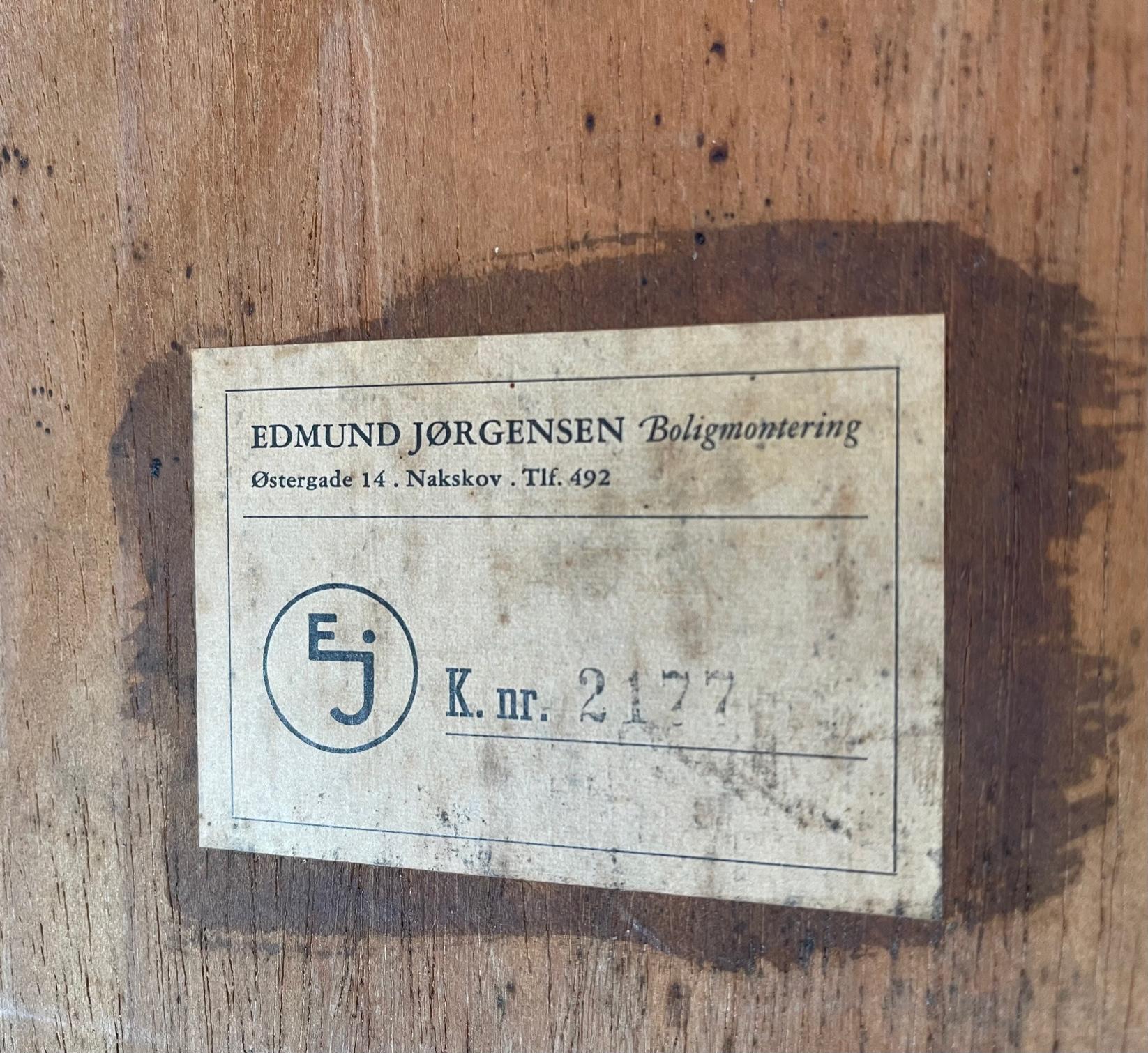 Danish Modern Edmund Jørgensen Coffee Table in Walnut, 1950s 10