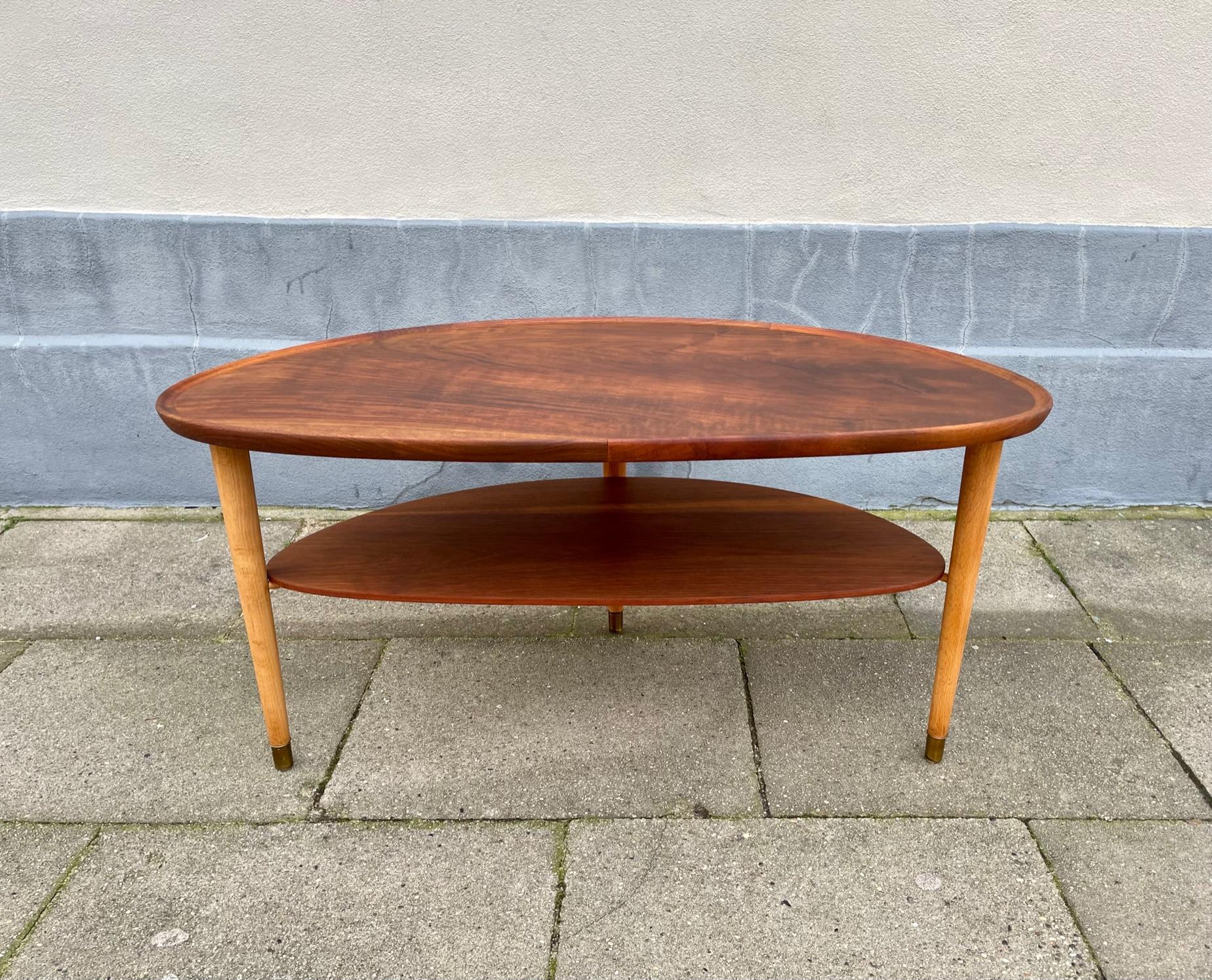 Danish Modern Edmund Jørgensen Coffee Table in Walnut, 1950s 2