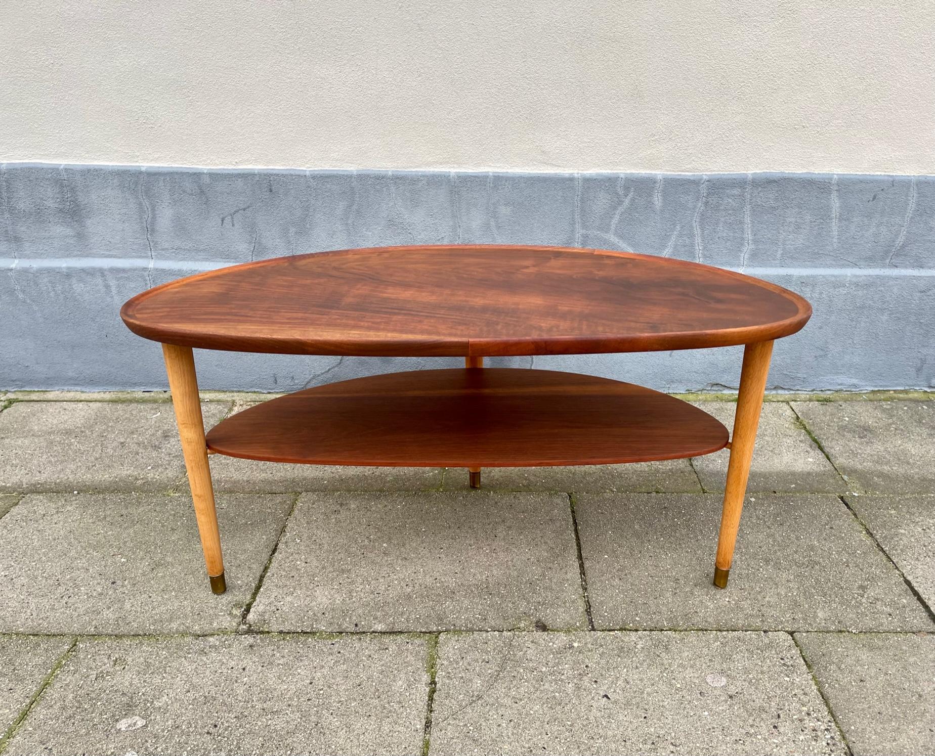 Danish Modern Edmund Jørgensen Coffee Table in Walnut, 1950s 2