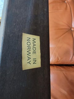 Danish Modern Ekornes Sofa, Reclining Chair, Ottoman and Lounge Chair, Set