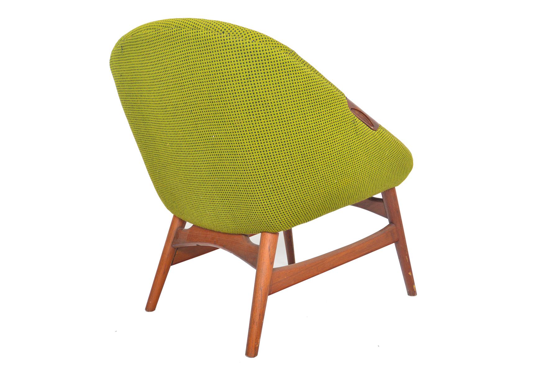 Danish Modern Erling Torvits Model 22 Lounge Chair, Mid-Century Modern In Good Condition In Berkeley, CA