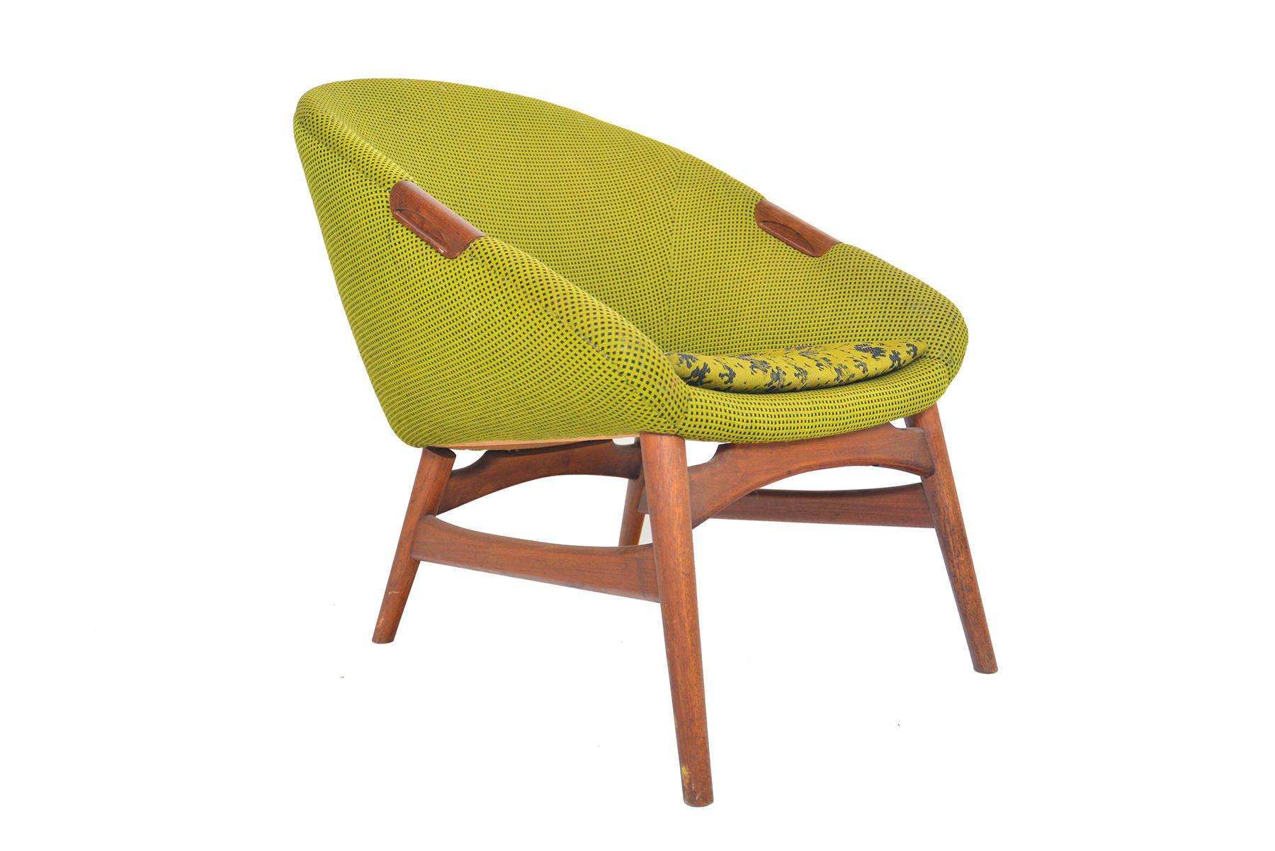 20th Century Danish Modern Erling Torvits Model 22 Lounge Chair, Mid-Century Modern