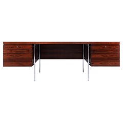 Bureau de direction danois moderne en bois de rose brésilien