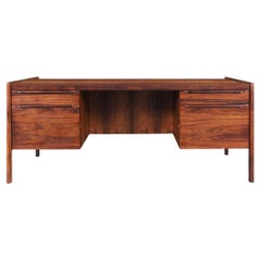 Danish Modern Executive Brazilian Rosewood Desk