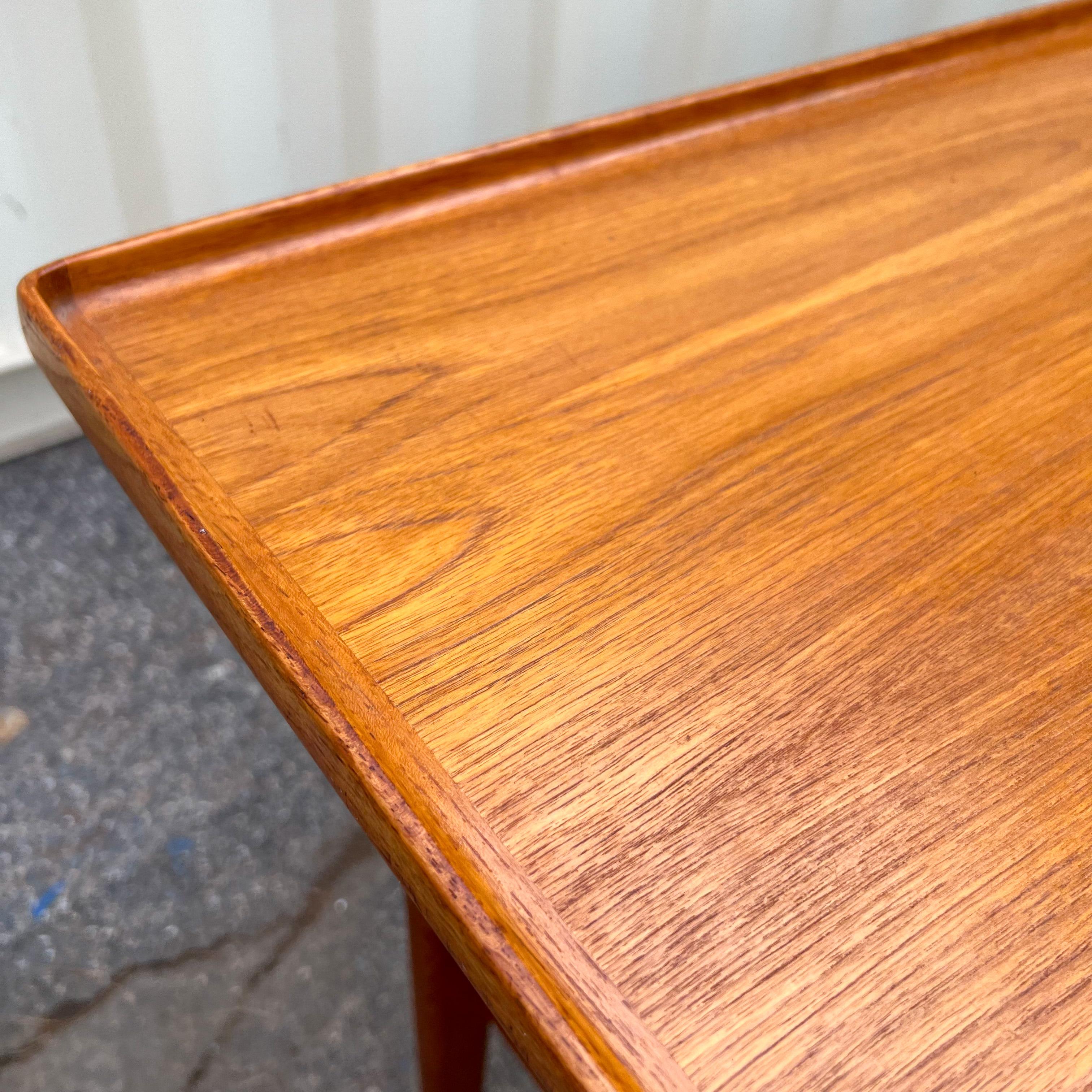 Danish Modern Executive Desk with Floating-Top by Peter Lovig Nielsen 21