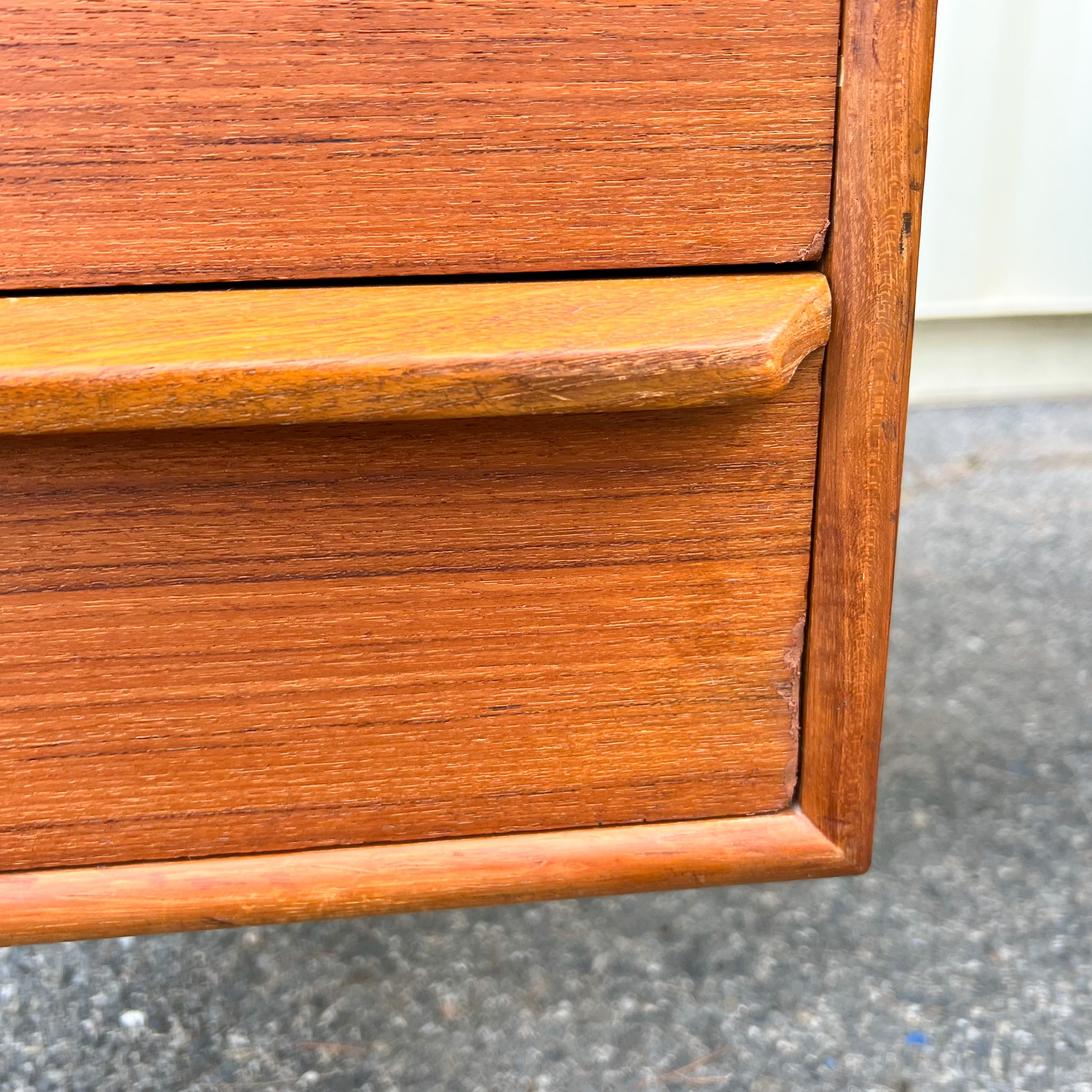 Mid-Century Modern Danish Modern Executive Desk with Floating-Top by Peter Lovig Nielsen
