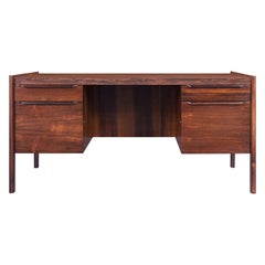 Danish Modern Executive Rosewood Desk