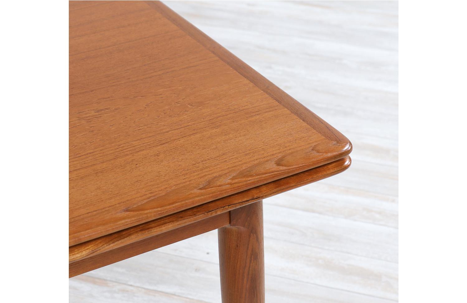 Danish Modern Expanding Draw-Leaf Teak Dining Table by Skovmand & Andersen 6