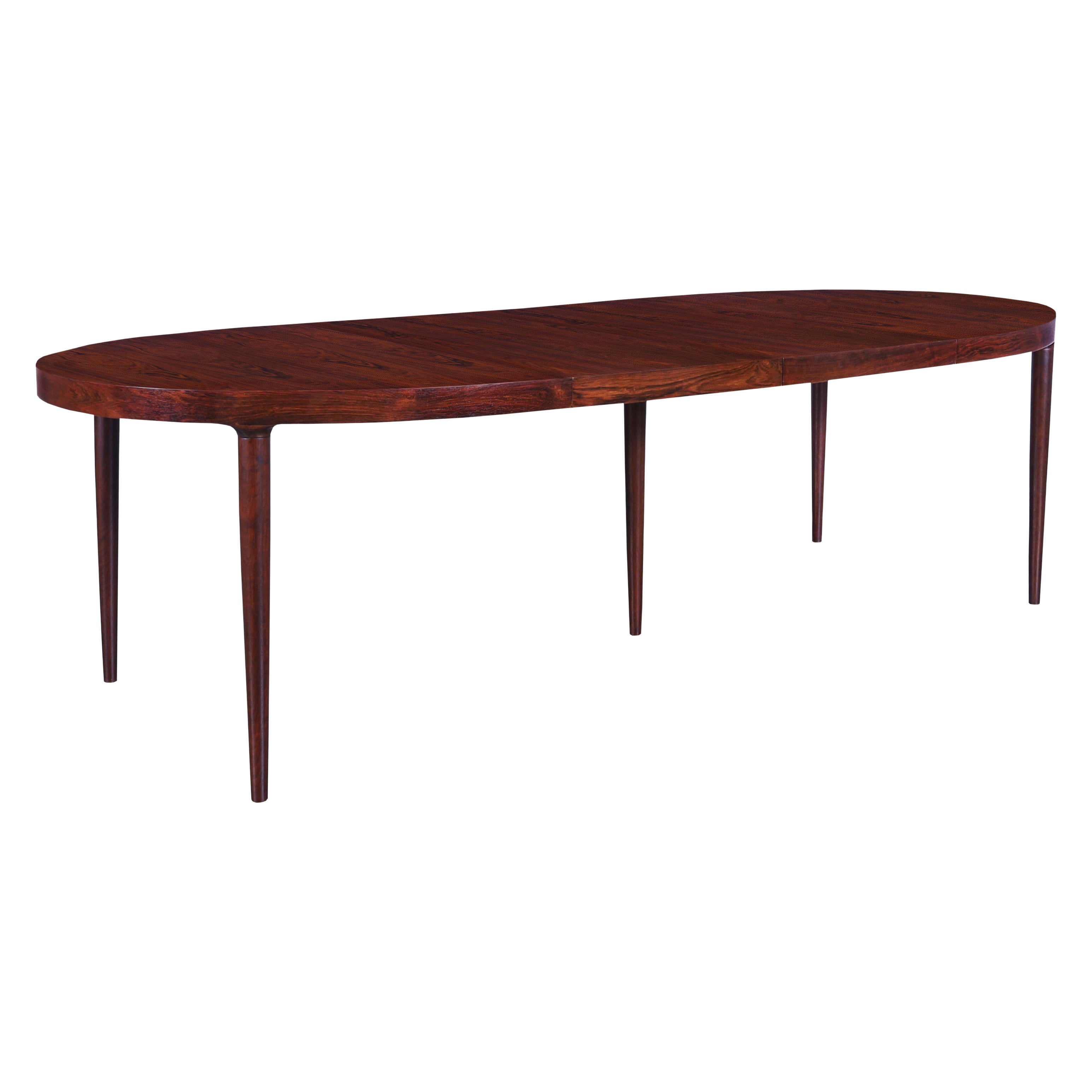 Danish Modern Expanding Rosewood Dining Table by Harry Ostergaard for Moreddi