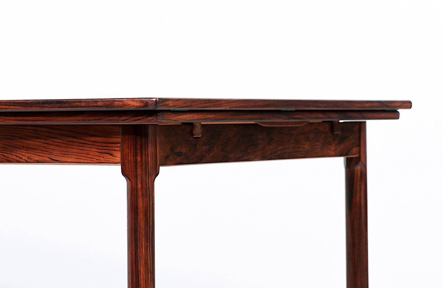 Danish Modern Expanding Rosewood Dining Table by Randers Mobelfabrik 4