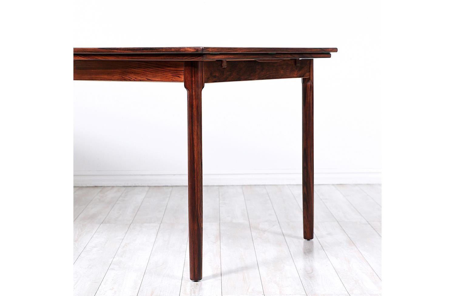 Danish Modern Expanding Rosewood Dining Table by Randers Mobelfabrik 7