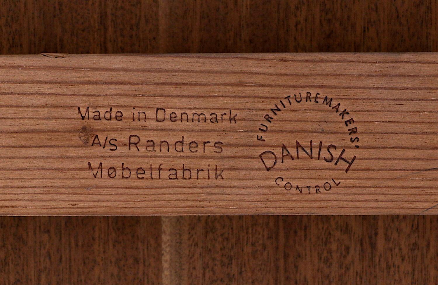 Danish Modern Expanding Rosewood Dining Table by Randers Mobelfabrik 8