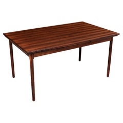 Danish Modern Expanding Rosewood Dining Table by Randers Mobelfabrik