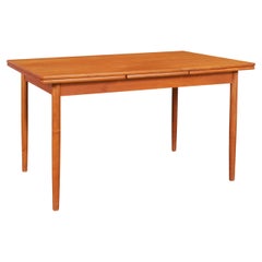 Danish Modern Expanding Teak Dining Table by AM Møble