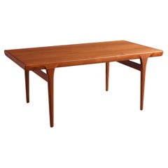 Tavolo da pranzo moderno danese espandibile in teak di Faarup Mobelfabrik