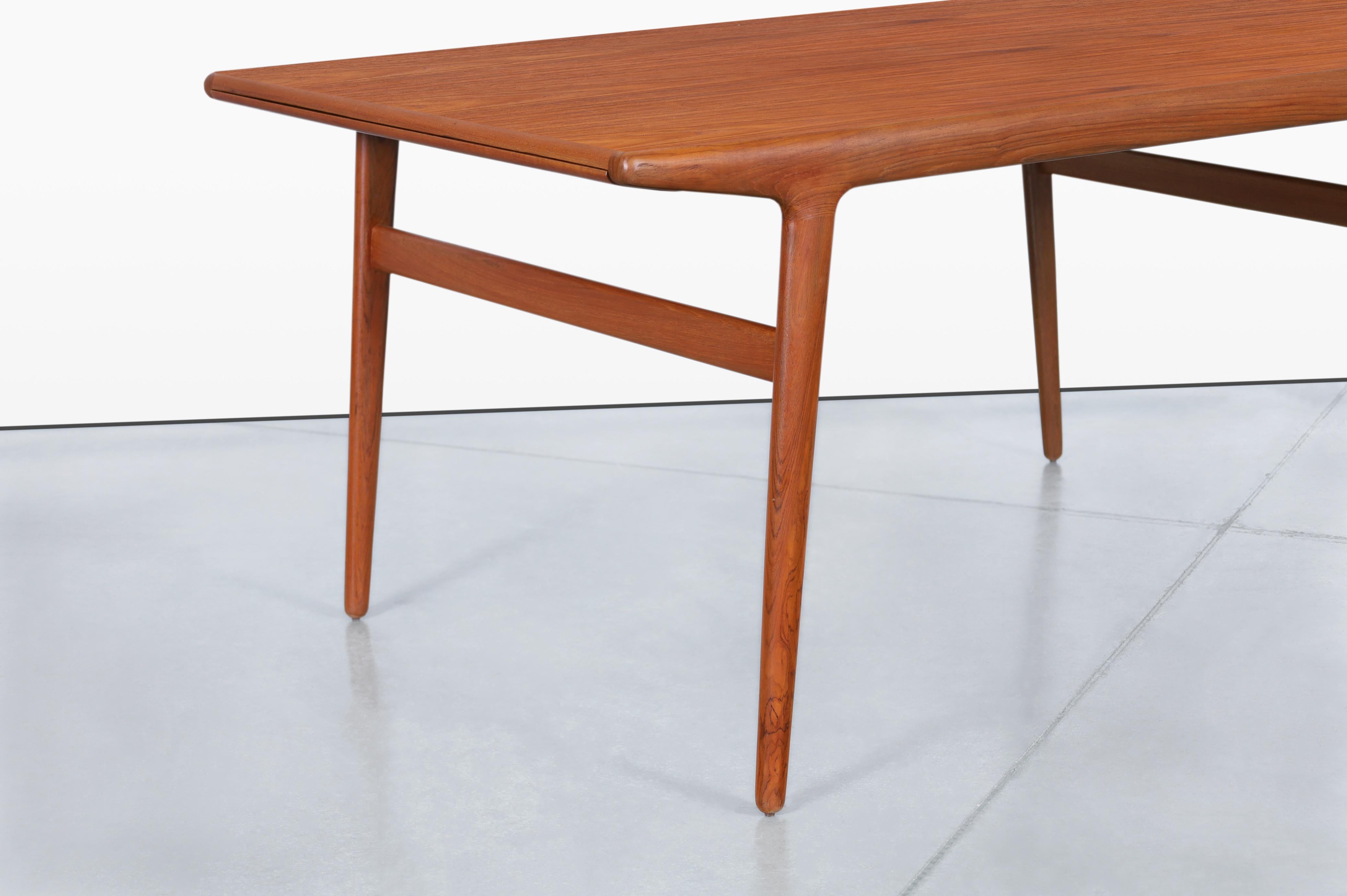 Tavolo da pranzo moderno danese espandibile in teak di Niels Otto Moller In condizioni ottime in vendita a North Hollywood, CA