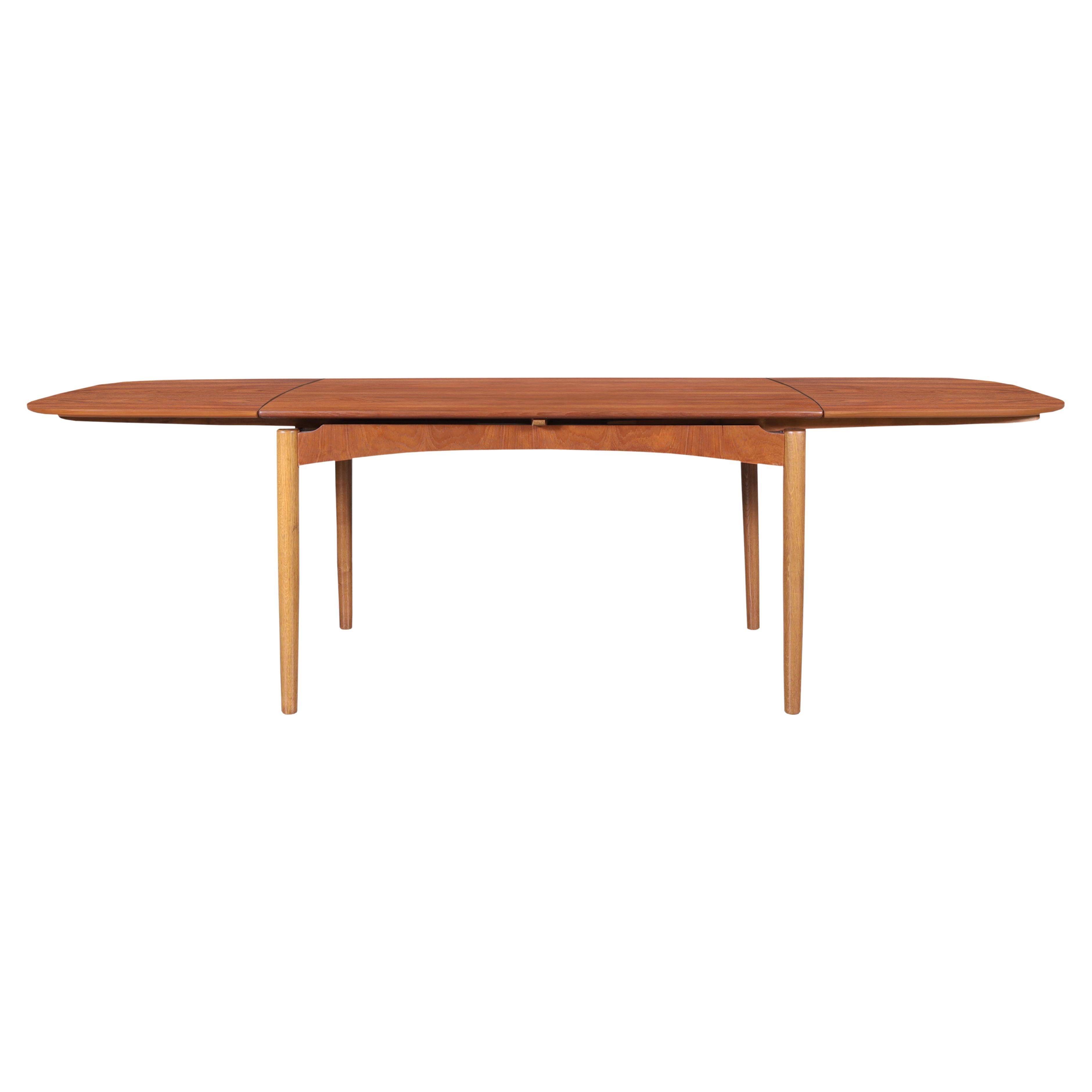 Danish Modern Expanding Teak Dining Table