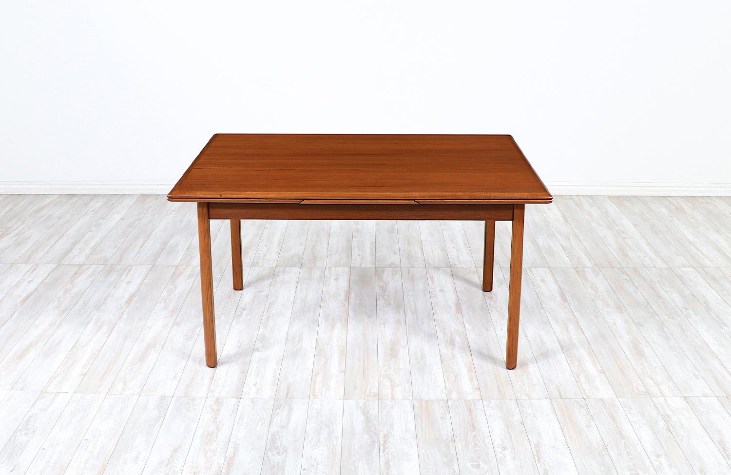 danish modern teak dining table