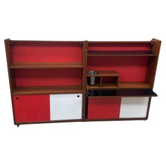 Bar moderne danois Expansion en teck par Johannes Andersen pour Drylund