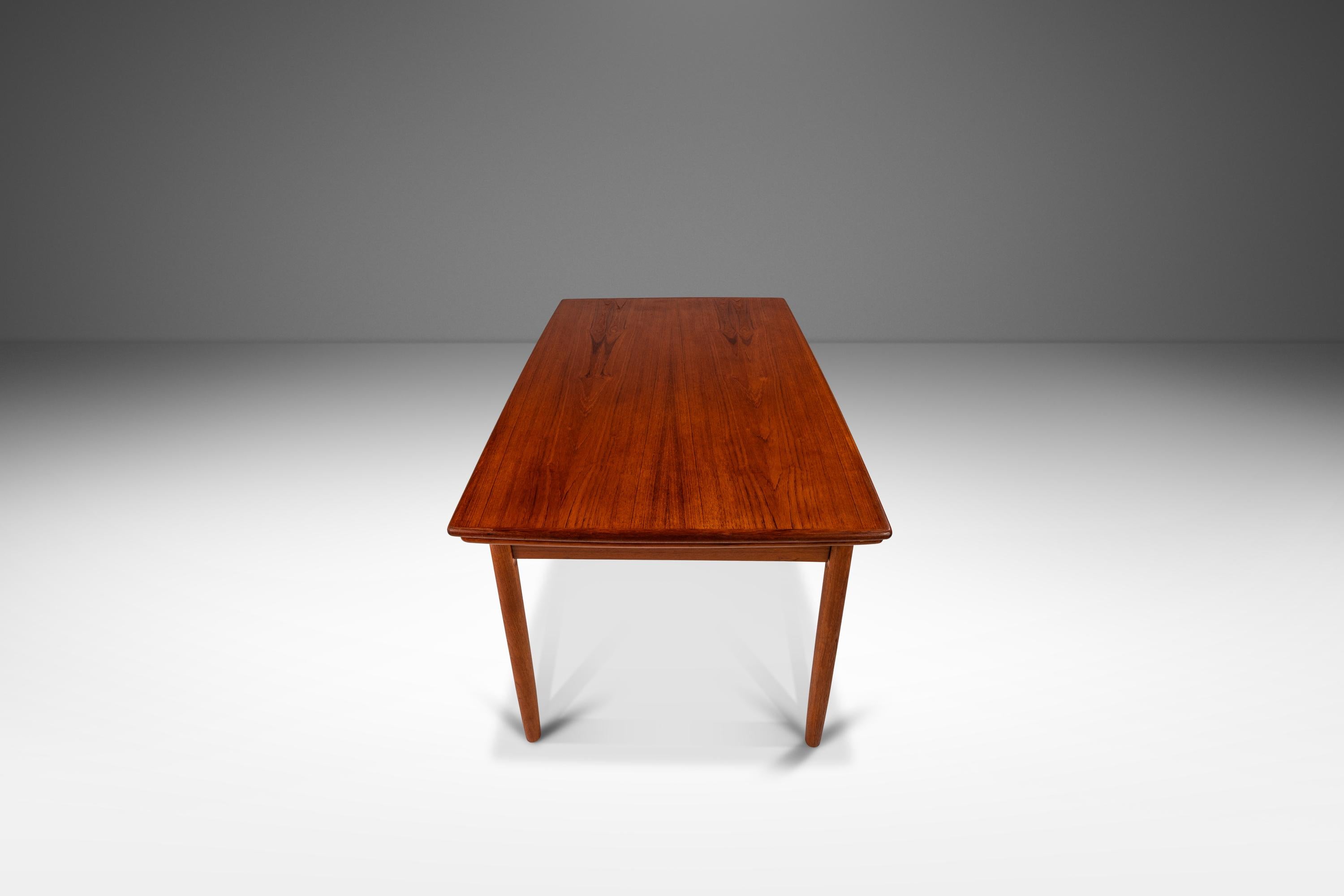 dining table with built in leaves