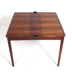 Danish Modern Extendable Dining or Game Table by Carlo Jensen for Hundevad
