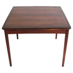 Danish Modern Extendable Dining or Game Table by Carlo Jensen for Hundevad