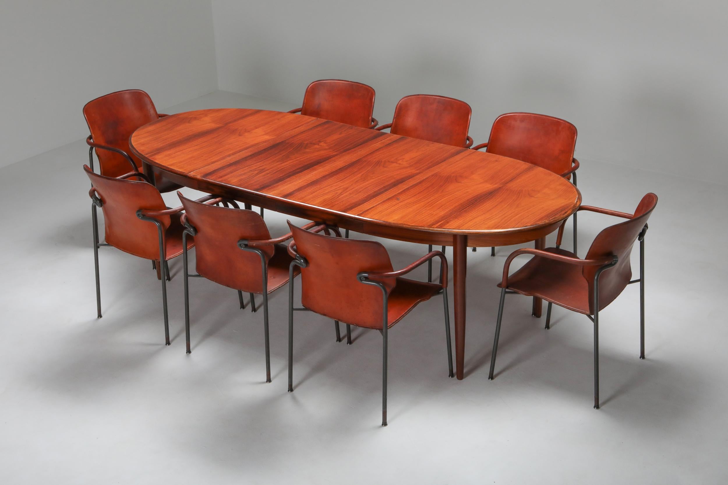 Danish Modern Extendable Dining Table by Møller 7