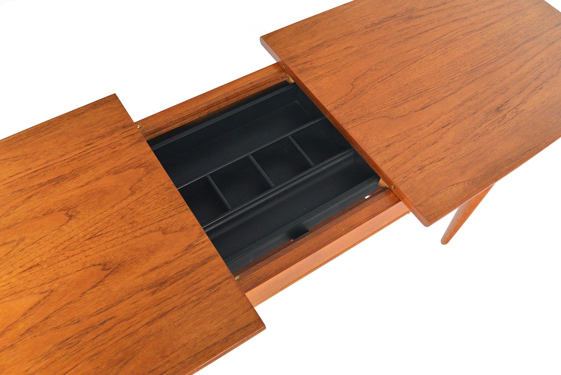 teak coffee table with storage