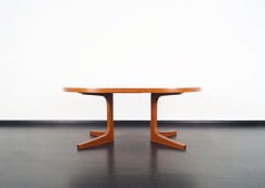 Danish Modern Extendable Teak Dining Table