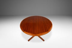 Danish Modern Extension Dining Table in Teak w/ Trestle Base, Denmark, c. 1970's