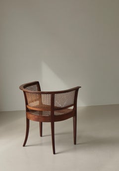 Fauteuil moderne danois "Faaborg" Kaare Klint chez Rud Rasmussen, Copenhague, années 1930