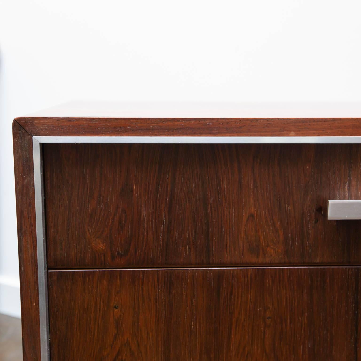 Danish Modern Falster Rosewood Nightstands In Excellent Condition In New London, CT