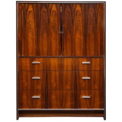 Grande commode moderne danoise Falster en bois de rose