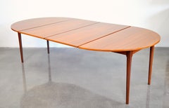Danish Modern Falster Teak Expandable Dining Table