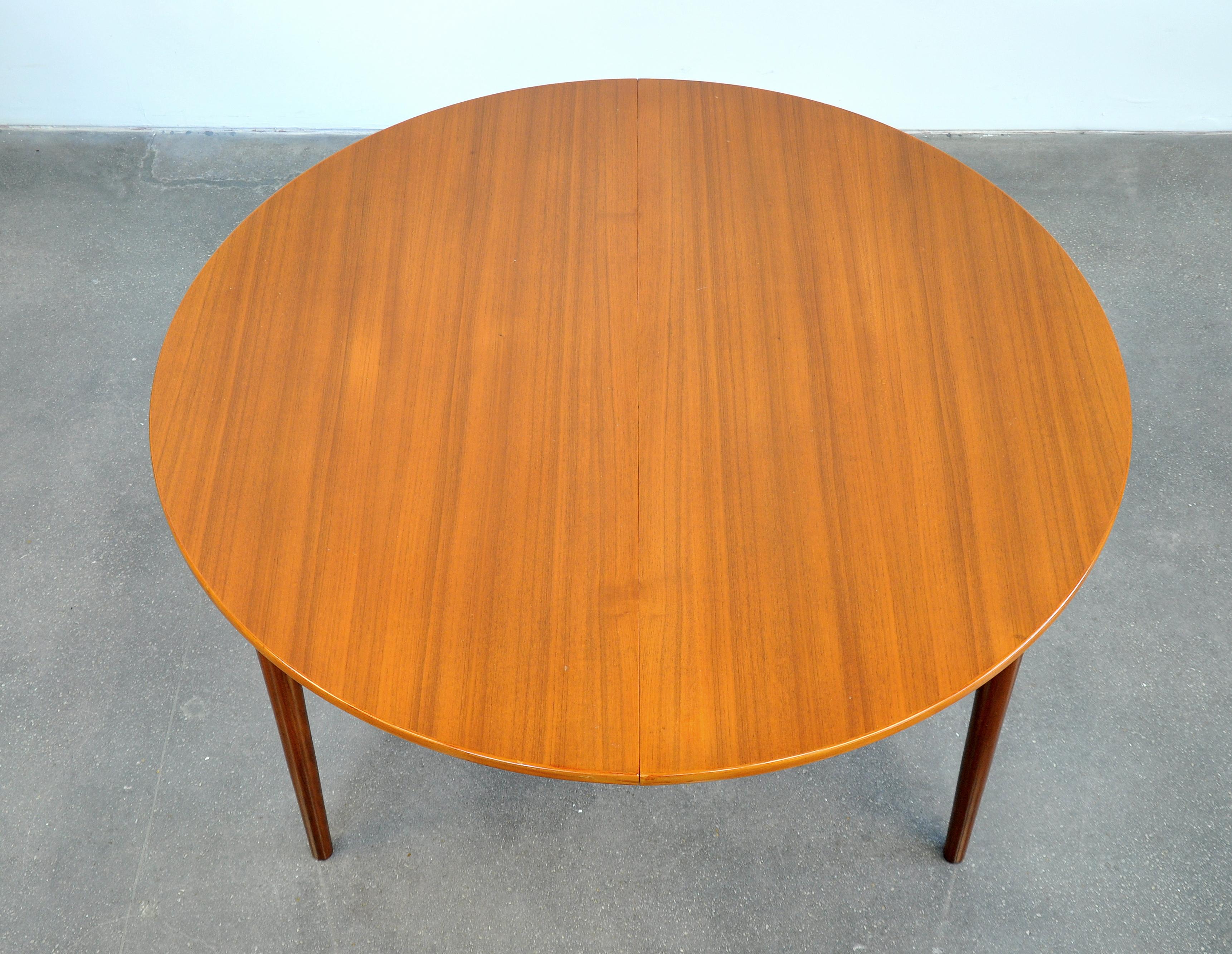 Danish Modern Falster Teak Expandable Dining Table 2